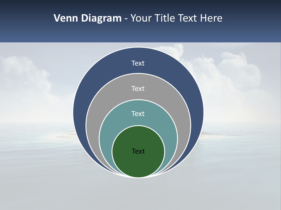 A Small Island In The Middle Of A Body Of Water PowerPoint Template