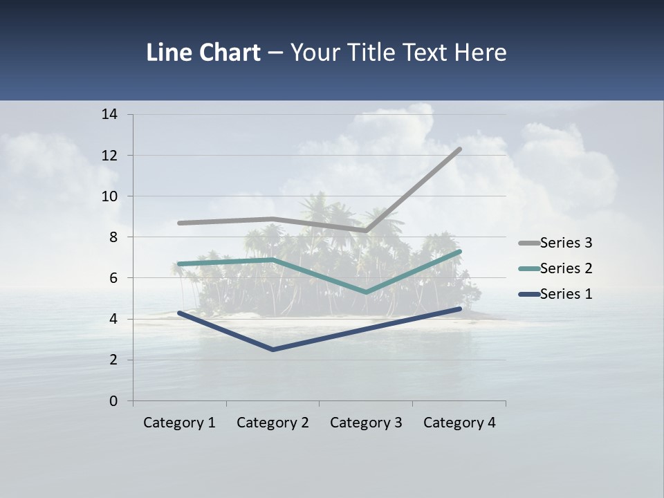 A Small Island In The Middle Of A Body Of Water PowerPoint Template