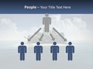 A Small Island In The Middle Of A Body Of Water PowerPoint Template