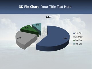 A Small Island In The Middle Of A Body Of Water PowerPoint Template