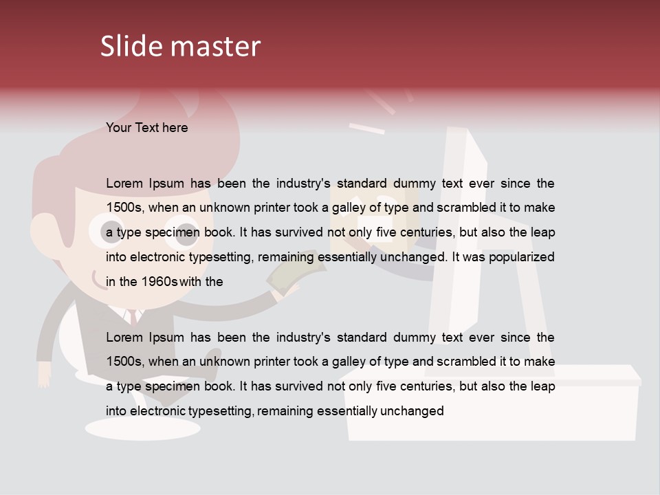 A Man Handing Money To Another Man In Front Of A Computer Screen PowerPoint Template