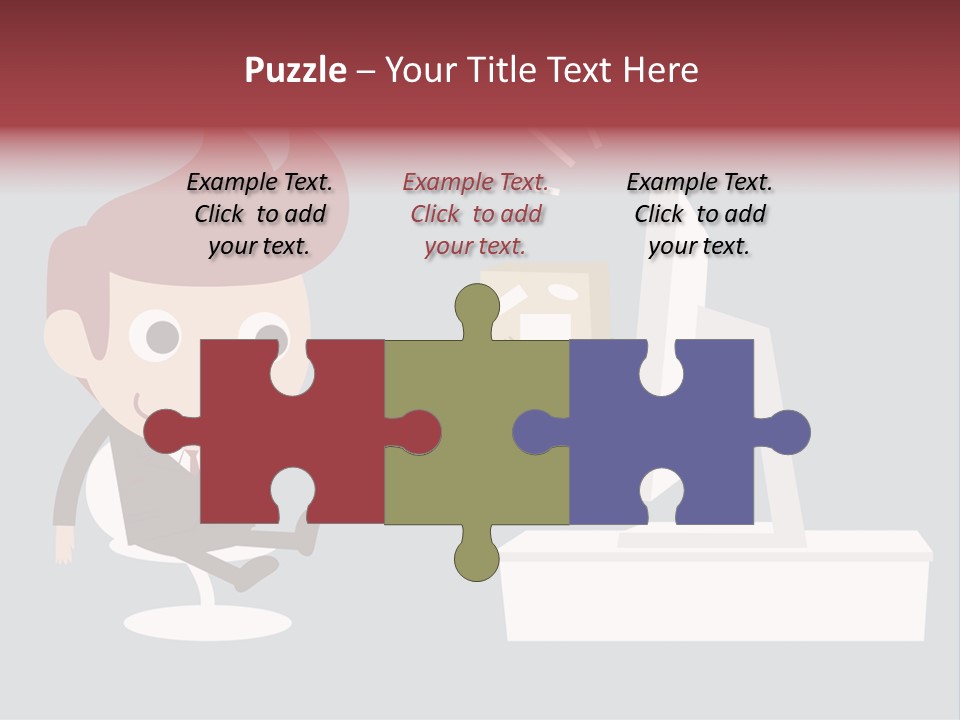 A Man Handing Money To Another Man In Front Of A Computer Screen PowerPoint Template