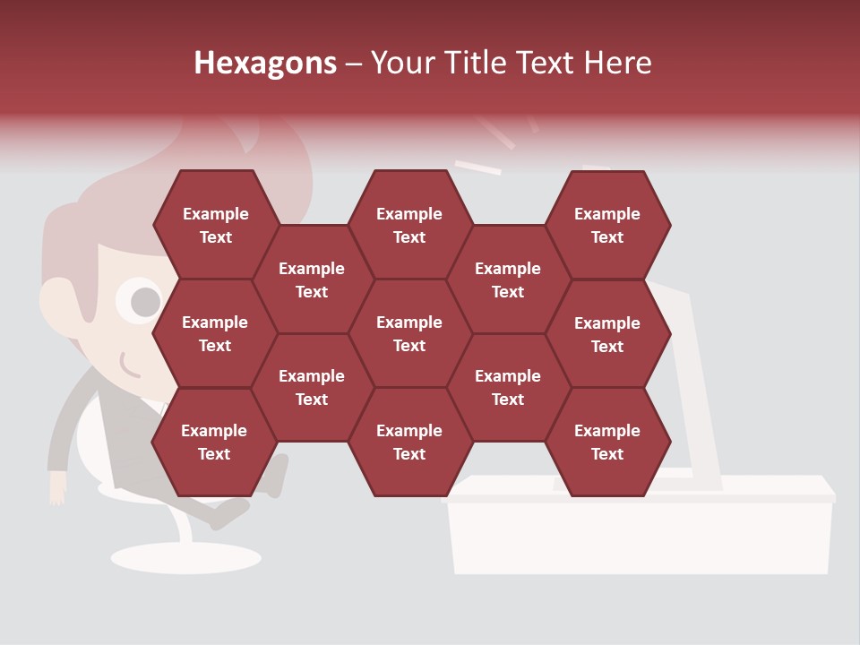 A Man Handing Money To Another Man In Front Of A Computer Screen PowerPoint Template