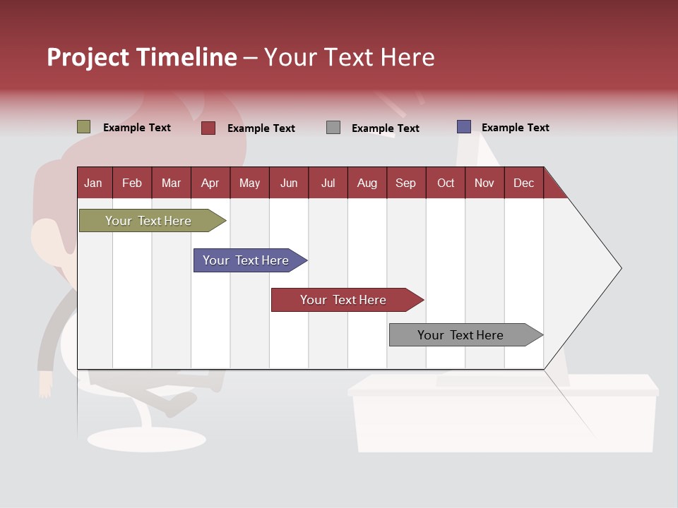 A Man Handing Money To Another Man In Front Of A Computer Screen PowerPoint Template
