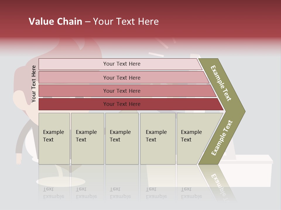 A Man Handing Money To Another Man In Front Of A Computer Screen PowerPoint Template