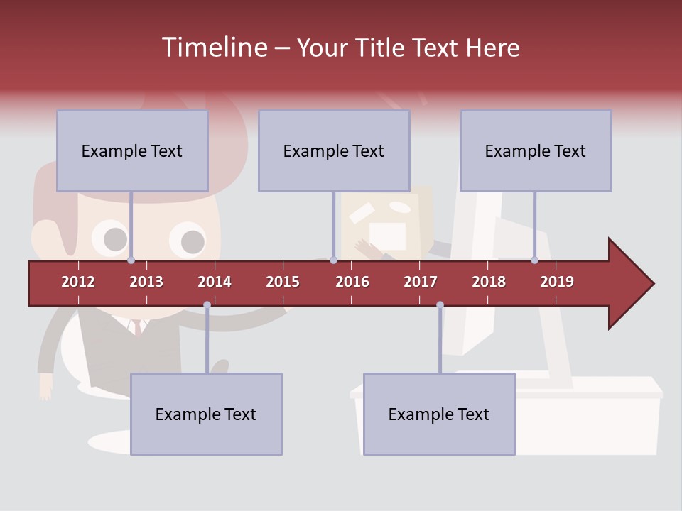 A Man Handing Money To Another Man In Front Of A Computer Screen PowerPoint Template