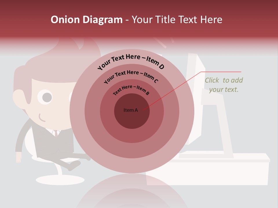 A Man Handing Money To Another Man In Front Of A Computer Screen PowerPoint Template