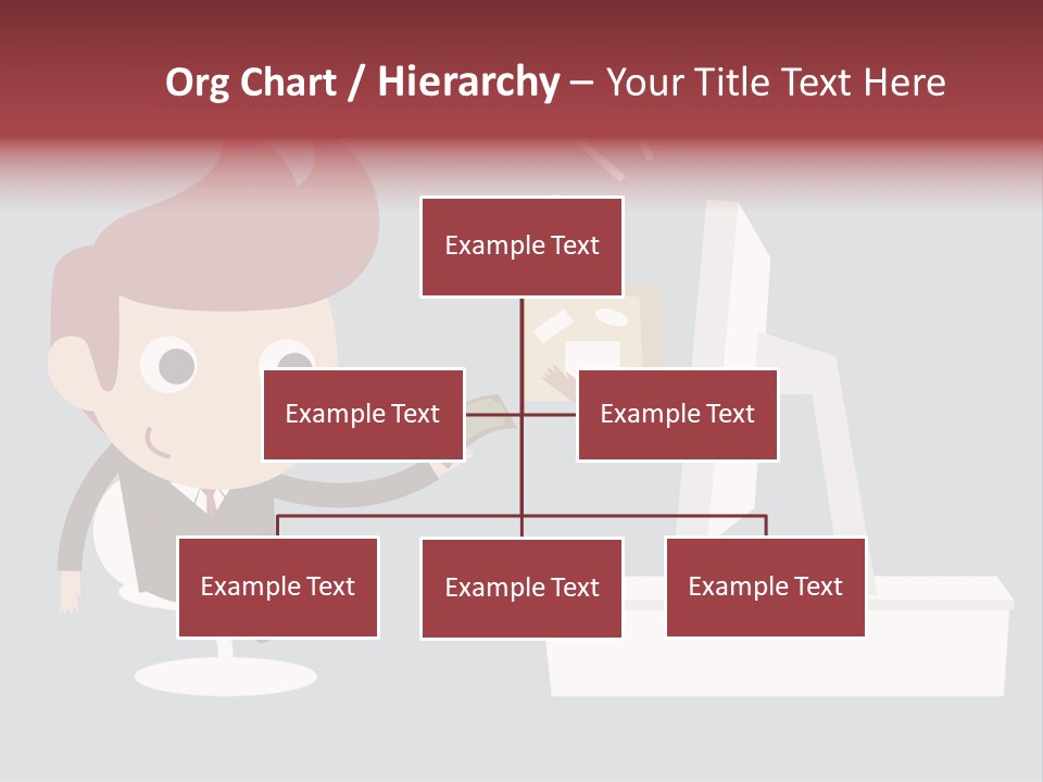 A Man Handing Money To Another Man In Front Of A Computer Screen PowerPoint Template
