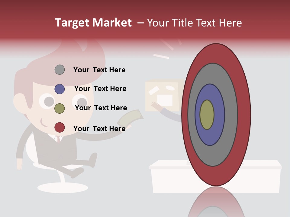 A Man Handing Money To Another Man In Front Of A Computer Screen PowerPoint Template