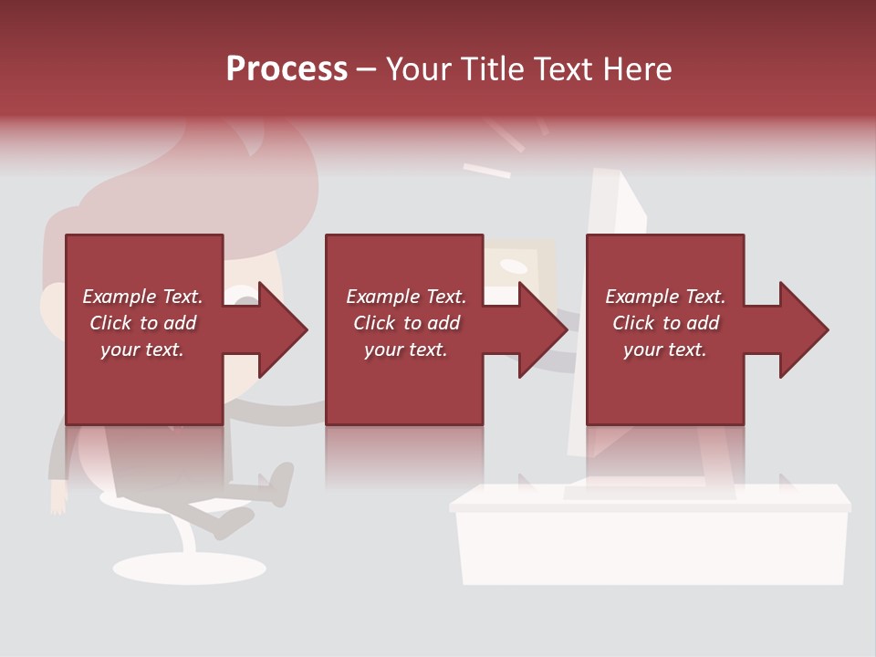 A Man Handing Money To Another Man In Front Of A Computer Screen PowerPoint Template