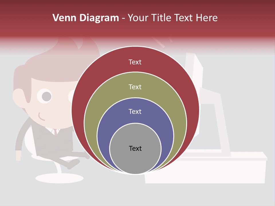 A Man Handing Money To Another Man In Front Of A Computer Screen PowerPoint Template