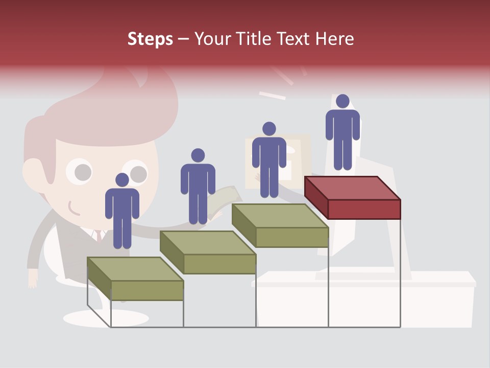 A Man Handing Money To Another Man In Front Of A Computer Screen PowerPoint Template