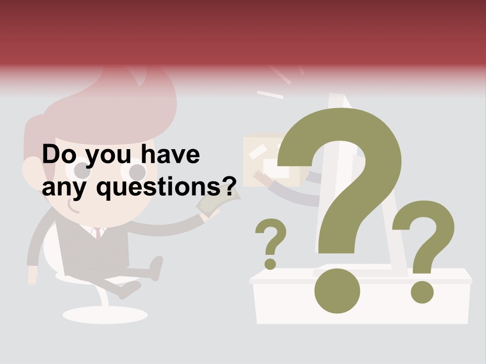 A Man Handing Money To Another Man In Front Of A Computer Screen PowerPoint Template