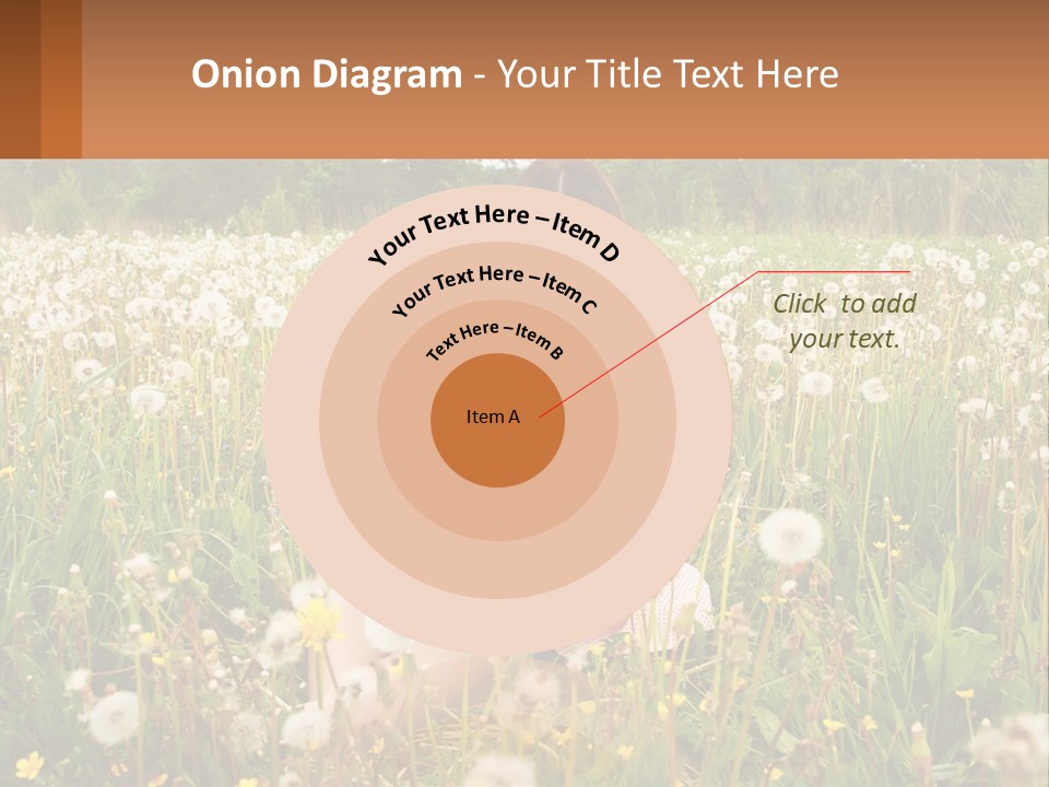 A Woman Sitting In A Field With A Laptop PowerPoint Template