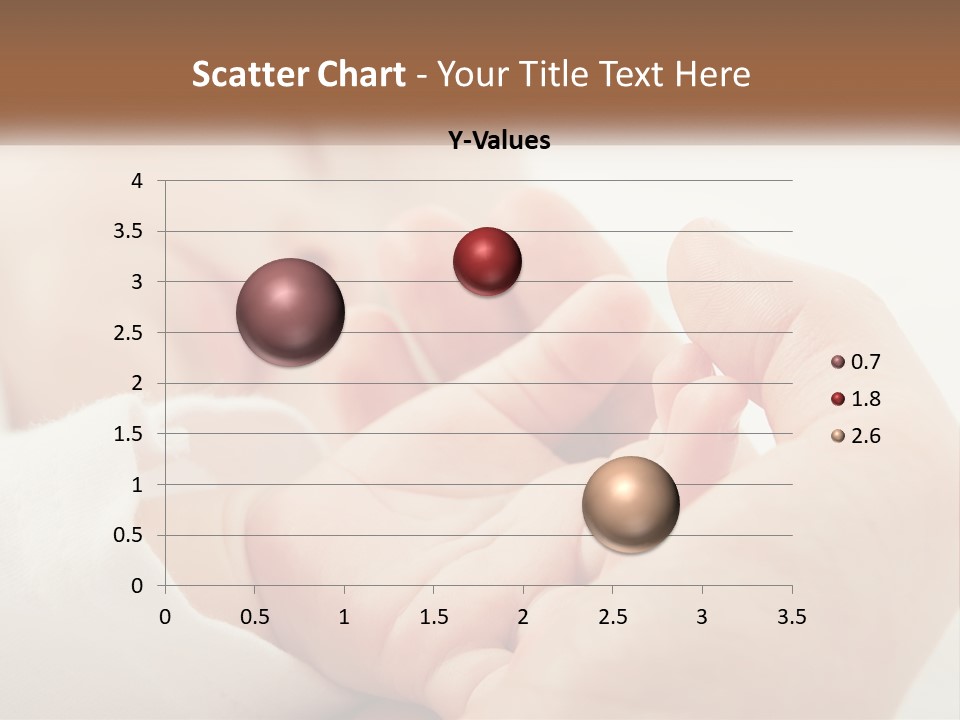 A Person Holding A Baby In Their Hands PowerPoint Template