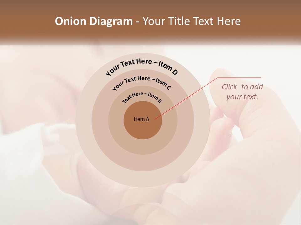 A Person Holding A Baby In Their Hands PowerPoint Template