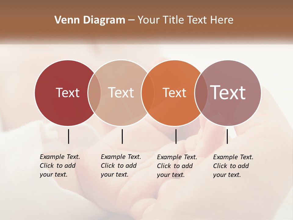 A Person Holding A Baby In Their Hands PowerPoint Template