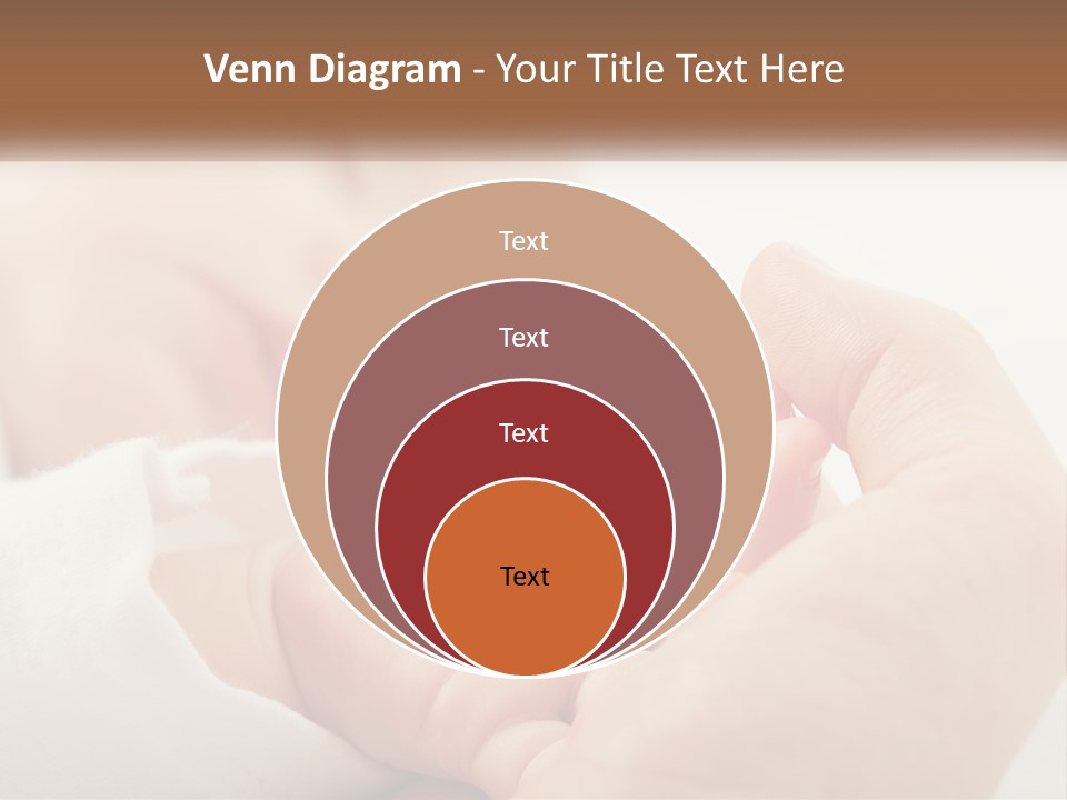 A Person Holding A Baby In Their Hands PowerPoint Template