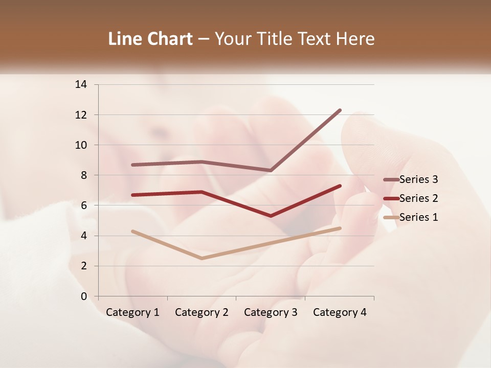 A Person Holding A Baby In Their Hands PowerPoint Template