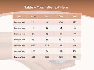 A Person Holding A Small House In Their Hand PowerPoint Template