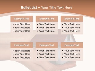 A Person Holding A Small House In Their Hand PowerPoint Template