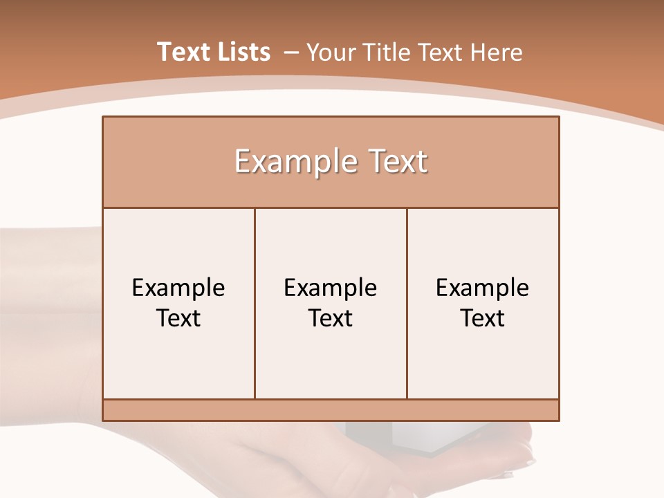 A Person Holding A Small House In Their Hand PowerPoint Template