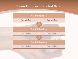 A Person Holding A Small House In Their Hand PowerPoint Template