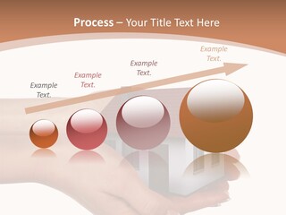 A Person Holding A Small House In Their Hand PowerPoint Template