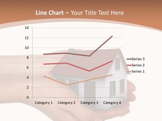 A Person Holding A Small House In Their Hand PowerPoint Template