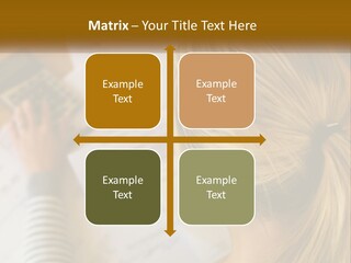 A Woman Sitting At A Desk With A Calculator PowerPoint Template