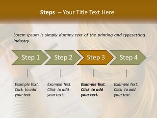 A Woman Sitting At A Desk With A Calculator PowerPoint Template