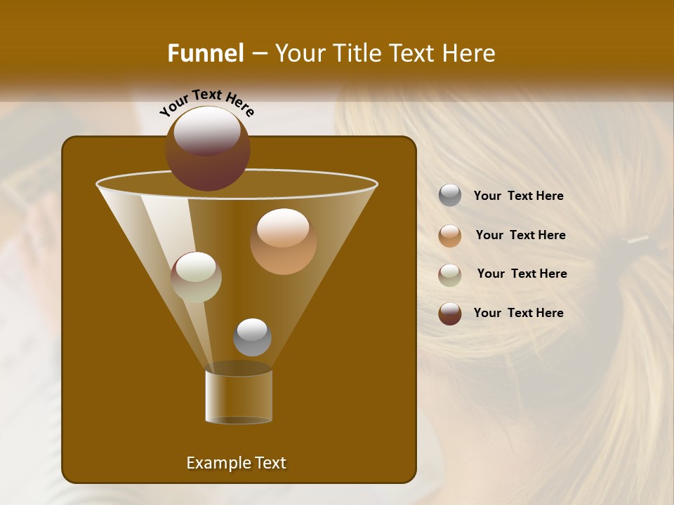 A Woman Sitting At A Desk With A Calculator PowerPoint Template
