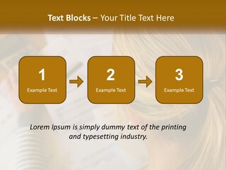 A Woman Sitting At A Desk With A Calculator PowerPoint Template