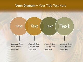 A Woman Sitting At A Desk With A Calculator PowerPoint Template