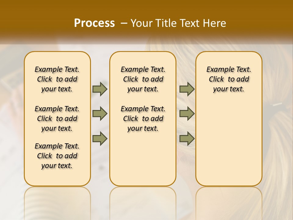 A Woman Sitting At A Desk With A Calculator PowerPoint Template