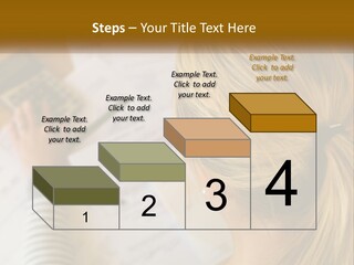 A Woman Sitting At A Desk With A Calculator PowerPoint Template