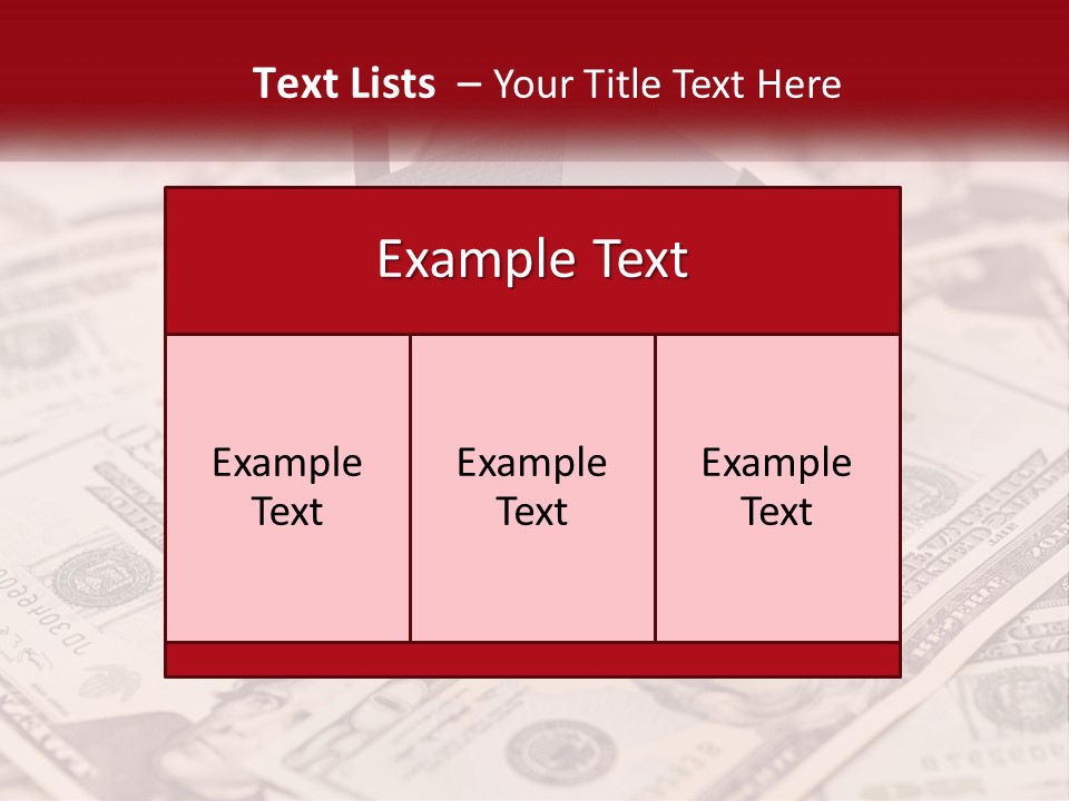 A House Sitting On Top Of A Pile Of Money PowerPoint Template