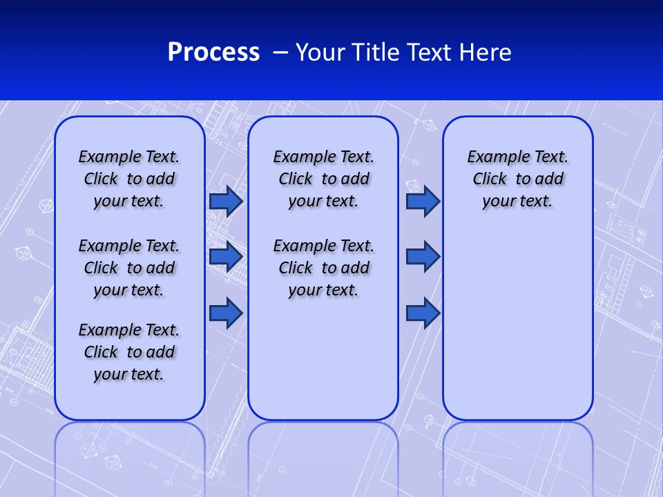 A Blueprint Of A Building With The Name Of The Building PowerPoint Template