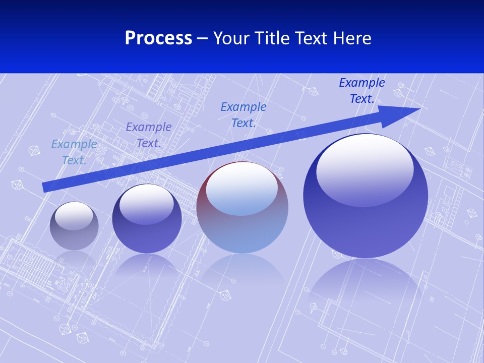 A Blueprint Of A Building With The Name Of The Building PowerPoint Template