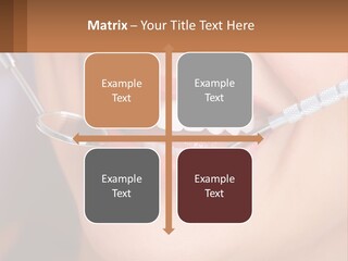 A Woman Smiling With A Toothbrush In Her Mouth PowerPoint Template