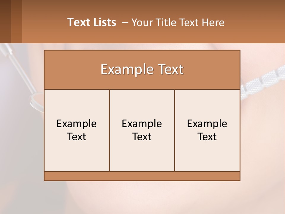 A Woman Smiling With A Toothbrush In Her Mouth PowerPoint Template