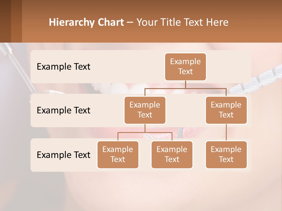 A Woman Smiling With A Toothbrush In Her Mouth PowerPoint Template