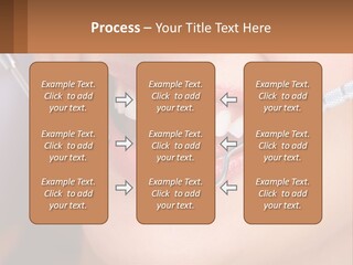 A Woman Smiling With A Toothbrush In Her Mouth PowerPoint Template
