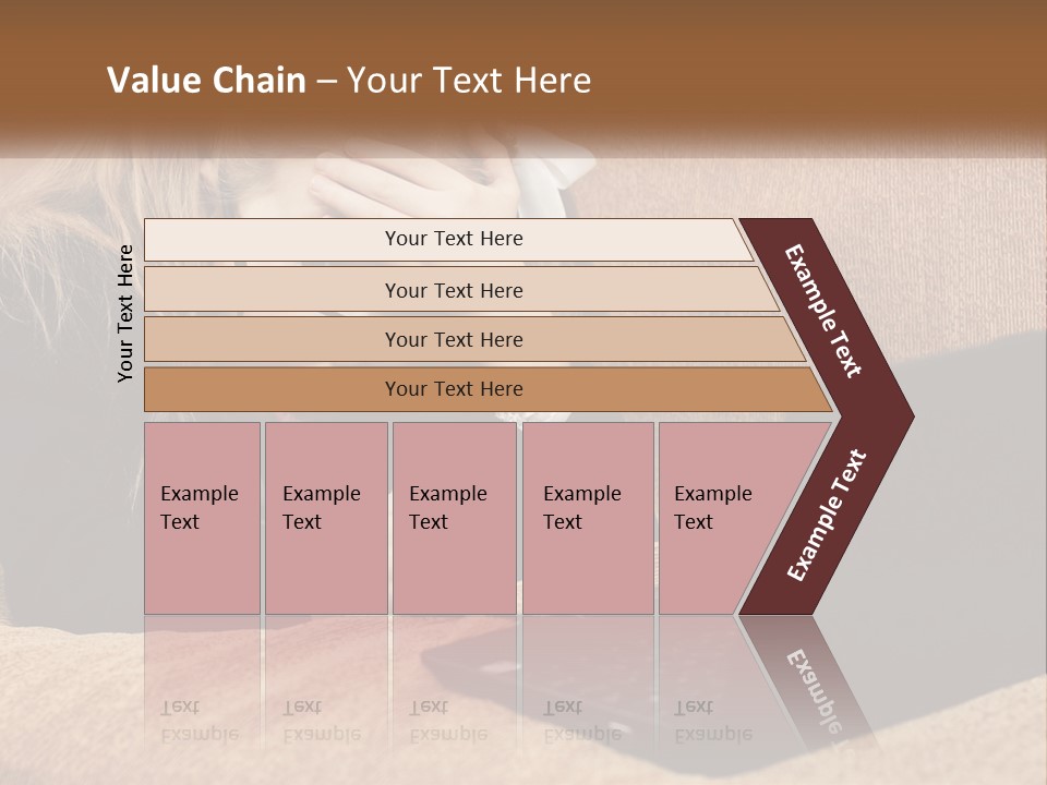 A Little Girl Sitting On A Couch Looking At A Laptop PowerPoint Template
