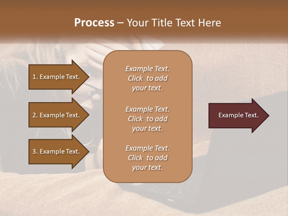 A Little Girl Sitting On A Couch Looking At A Laptop PowerPoint Template