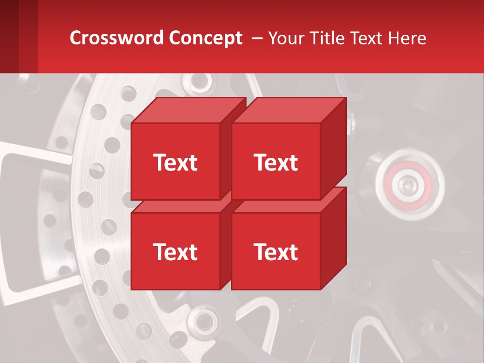 A Close Up Of A Wheel On A Motorcycle PowerPoint Template