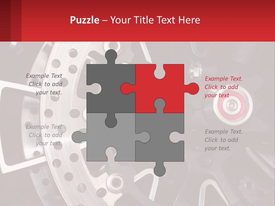 A Close Up Of A Wheel On A Motorcycle PowerPoint Template