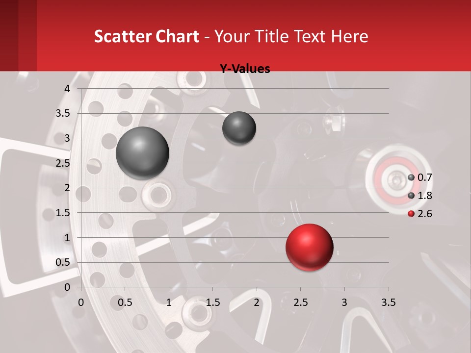 A Close Up Of A Wheel On A Motorcycle PowerPoint Template