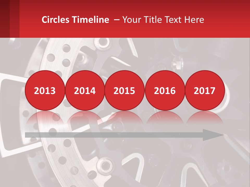 A Close Up Of A Wheel On A Motorcycle PowerPoint Template