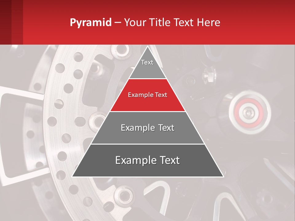 A Close Up Of A Wheel On A Motorcycle PowerPoint Template